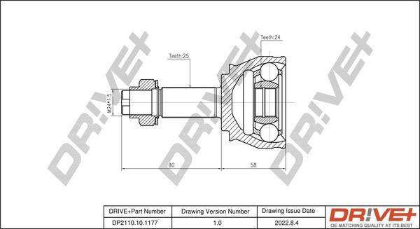 Dr!ve+ DP2110.10.1177 - Kit giunti, Semiasse autozon.pro