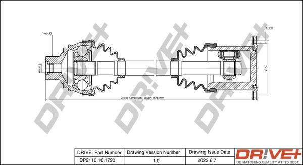 Dr!ve+ DP2110.10.1790 - Albero motore / Semiasse autozon.pro