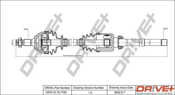 Dr!ve+ DP2110.10.1750 - Albero motore / Semiasse autozon.pro