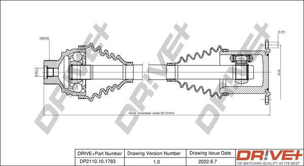 Dr!ve+ DP2110.10.1783 - Albero motore / Semiasse autozon.pro