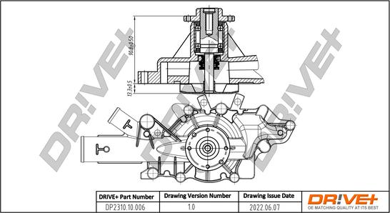 Dr!ve+ DP2310.10.006 - Pompa acqua autozon.pro