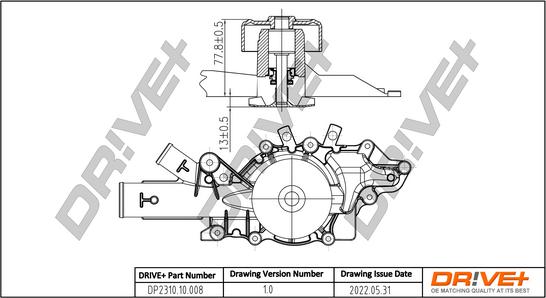 Dr!ve+ DP2310.10.008 - Pompa acqua autozon.pro
