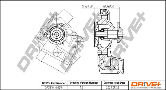 Dr!ve+ DP2310.10.029 - Pompa acqua autozon.pro