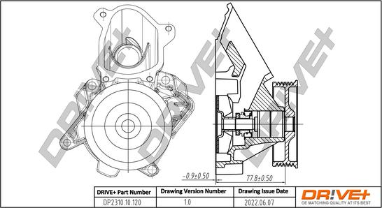 Dr!ve+ DP2310.10.120 - Pompa acqua autozon.pro