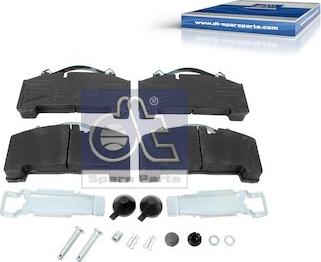 DT Spare Parts 4.90935 - Kit pastiglie freno, Freno a disco autozon.pro