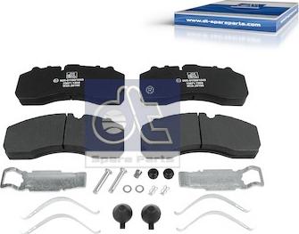 DT Spare Parts 4.90930 - Kit pastiglie freno, Freno a disco autozon.pro