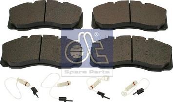 DT Spare Parts 4.90931 - Kit pastiglie freno, Freno a disco autozon.pro