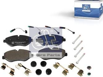 DT Spare Parts 4.90938 - Kit pastiglie freno, Freno a disco autozon.pro