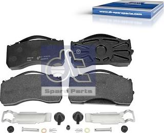 DT Spare Parts 4.90933 - Kit pastiglie freno, Freno a disco autozon.pro