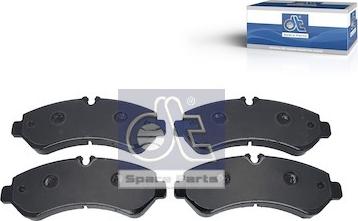 DT Spare Parts 4.92246 - Kit pastiglie freno, Freno a disco autozon.pro