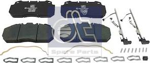 DT Spare Parts 6.95106 - Kit pastiglie freno, Freno a disco autozon.pro