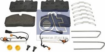 DT Spare Parts 6.95100 - Kit pastiglie freno, Freno a disco autozon.pro