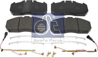 DT Spare Parts 6.95101 - Kit pastiglie freno, Freno a disco autozon.pro