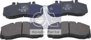 DT Spare Parts 6.95108 - Kit pastiglie freno, Freno a disco autozon.pro