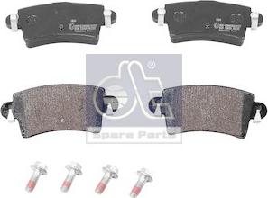 DT Spare Parts 6.95118 - Kit pastiglie freno, Freno a disco autozon.pro