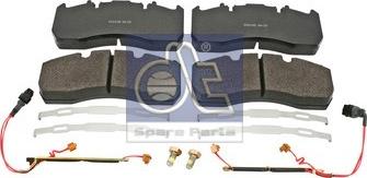 DT Spare Parts 6.95113 - Kit pastiglie freno, Freno a disco autozon.pro