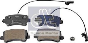 DT Spare Parts 6.95124 - Kit pastiglie freno, Freno a disco autozon.pro