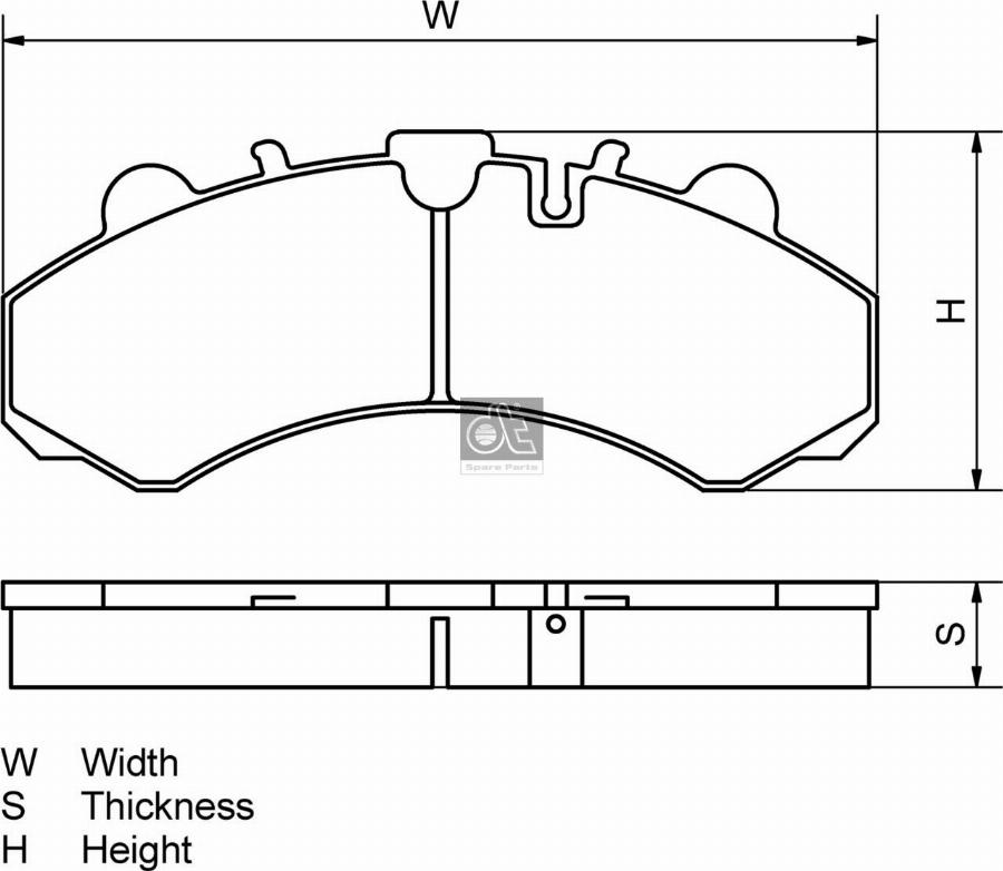 DT Spare Parts 15.00038 - Kit pastiglie freno, Freno a disco autozon.pro