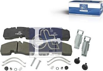 DT Spare Parts 10.14001 - Kit pastiglie freno, Freno a disco autozon.pro