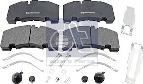 DT Spare Parts 10.14002 - Kit pastiglie freno, Freno a disco autozon.pro