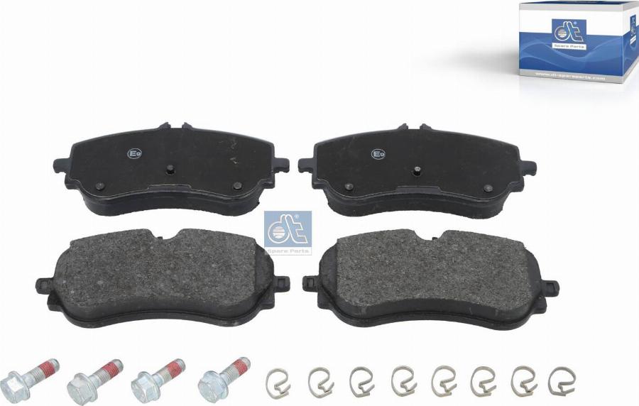 DT Spare Parts 11.62517 - Kit pastiglie freno, Freno a disco autozon.pro