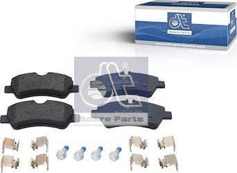 DT Spare Parts 13.93106 - Kit pastiglie freno, Freno a disco autozon.pro