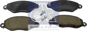 DT Spare Parts 13.93101 - Kit pastiglie freno, Freno a disco autozon.pro