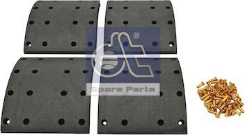 DT Spare Parts 1.35000 - Kit materiale d'attrito, Freno a tamburo autozon.pro