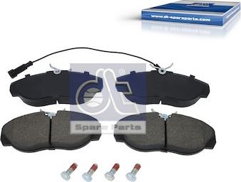 DT Spare Parts 12.93109 - Kit pastiglie freno, Freno a disco autozon.pro