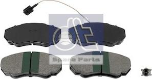 DT Spare Parts 12.93105 - Kit pastiglie freno, Freno a disco autozon.pro