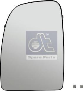 DT Spare Parts 12.83403 - Vetro specchio, Specchio esterno autozon.pro