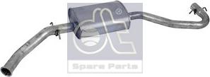 DT Spare Parts 12.27155 - Silenziatore centrale / posteriore autozon.pro