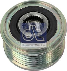 DT Spare Parts 12.72054 - Puleggia cinghia, Alternatore autozon.pro