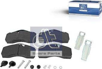 DT Spare Parts 3.96405 - Kit pastiglie freno, Freno a disco autozon.pro