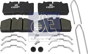 DT Spare Parts 3.96402 - Kit pastiglie freno, Freno a disco autozon.pro