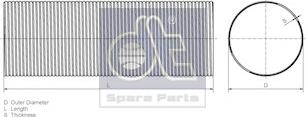 DT Spare Parts 3.25052 - Flessibile, Impianto gas scarico autozon.pro