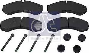 DT Spare Parts 7.92619 - Kit pastiglie freno, Freno a disco autozon.pro