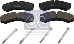 DT Spare Parts 7.92615 - Kit pastiglie freno, Freno a disco autozon.pro