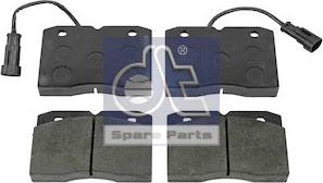 DT Spare Parts 7.92624 - Kit pastiglie freno, Freno a disco autozon.pro