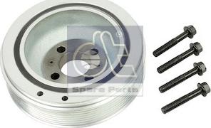 DT Spare Parts 7.54744 - Puleggia cinghia, Albero a gomiti autozon.pro