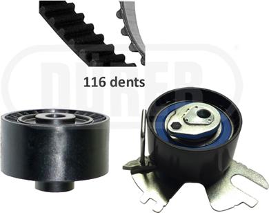 DÜRER 121026 - Kit cinghie dentate autozon.pro