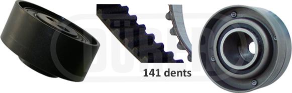 Dürer DK121076 - Kit cinghie dentate autozon.pro