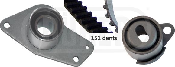 Dürer DK261050 - Kit cinghie dentate autozon.pro