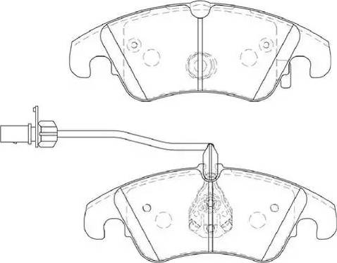 Duron DBP394044 - Kit pastiglie freno, Freno a disco autozon.pro