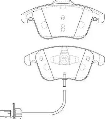 Duron DBP394045 - Kit pastiglie freno, Freno a disco autozon.pro