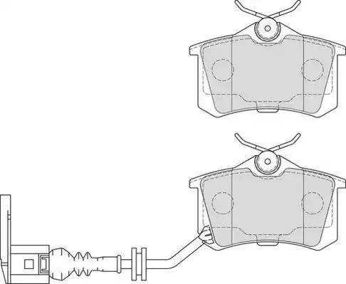 Duron DBP391645 - Kit pastiglie freno, Freno a disco autozon.pro