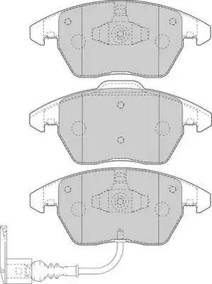 Duron DBP391641 - Kit pastiglie freno, Freno a disco autozon.pro