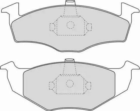 Duron DBP391101 - Kit pastiglie freno, Freno a disco autozon.pro