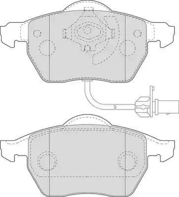 Duron DBP391717 - Kit pastiglie freno, Freno a disco autozon.pro