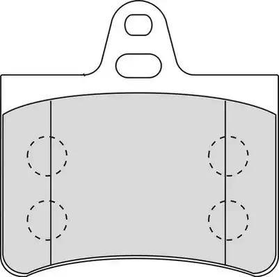 Duron DBP341413 - Kit pastiglie freno, Freno a disco autozon.pro